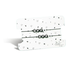 Afbeelding in Gallery-weergave laden, Armbandjes BFF Zwart wit 2 stuks