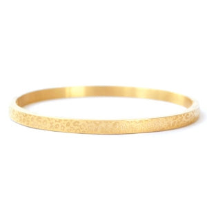 Bangle Steel armband Leopard print Goud