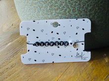 Afbeelding in Gallery-weergave laden, Armbandje Liefste Zwart wit