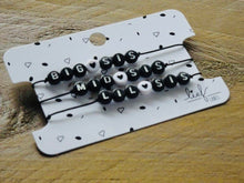 Afbeelding in Gallery-weergave laden, Armbandjes Big, Mid &amp; Lil Sis Zwart wit 3 stuks