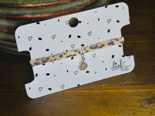 Afbeelding in Gallery-weergave laden, Armbandje Leopard Brown Lucky coin zilver