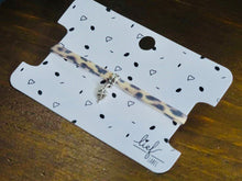 Afbeelding in Gallery-weergave laden, Armbandje Leopard Brown Lucky clover zilver