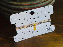 Afbeelding in Gallery-weergave laden, Armbandje Leopard Brown Lucky clover goud