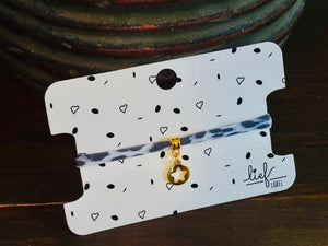 Armbandje Leopard Grey Big star goud