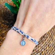 Afbeelding in Gallery-weergave laden, Armbandje Leopard Brown Lucky coin zilver