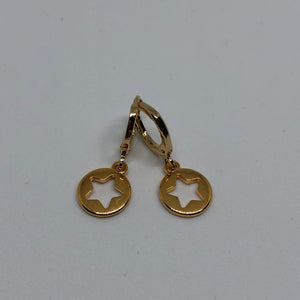 Oorbellen Big Star goud