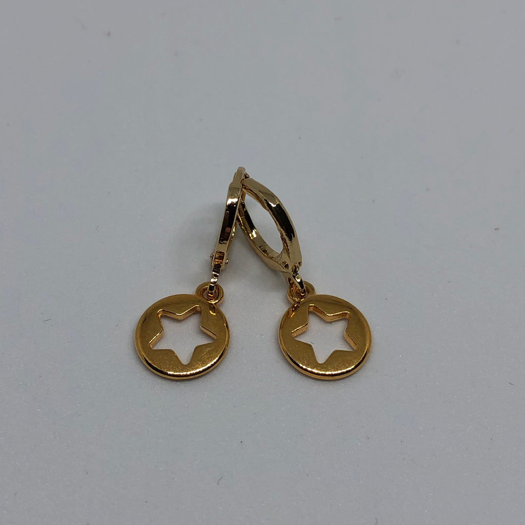 Oorbellen Big Star goud