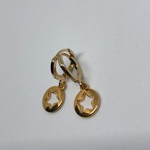 Oorbellen Big Star goud