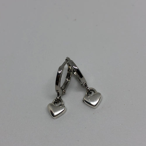 Oorbellen Heart zilver